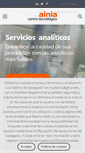 Mobile Screenshot of ainia.es